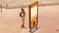 展示品旁的信息展示牌画面