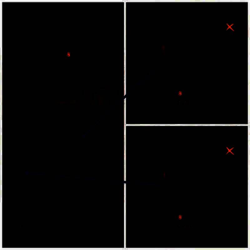 地上和左侧棺材旁的蜡烛