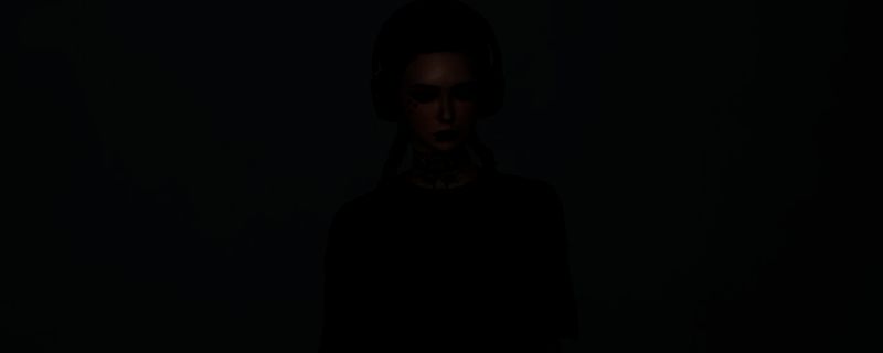 inZOI滑板哥特风格少女形象示例