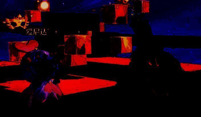 与爱尼达合影画面