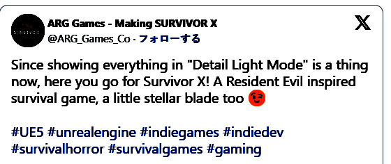 《SURVIVOR X》相关画面