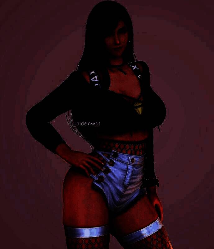 《最终幻想7》蒂法和爱丽丝3D图4