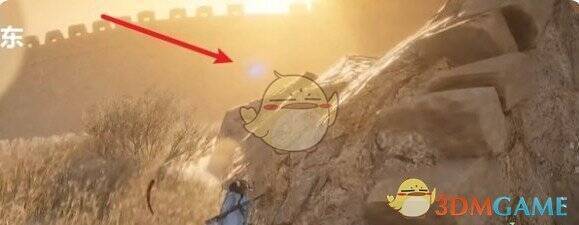 燕云十六声城墙附近曲径的场景图片