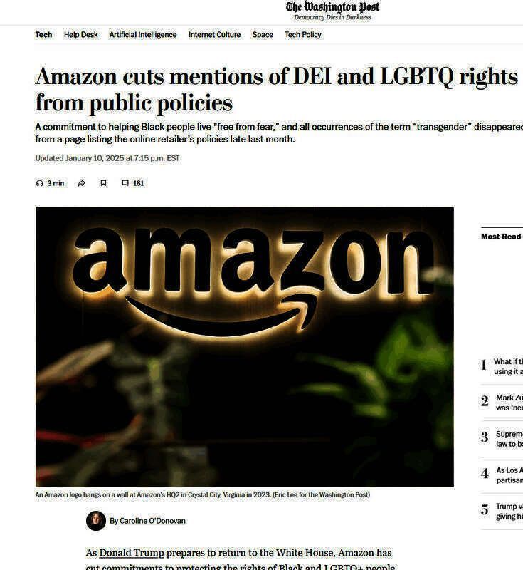 美国大公司去DEI相关场景图