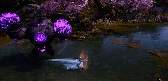 《剑灵2》暴走守护兵横扫撞击技能动图