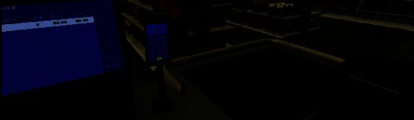 《农场与超市模拟器》收银员工作画面