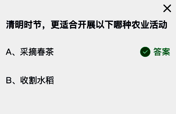 支付宝蚂蚁庄园答案解析相关图片