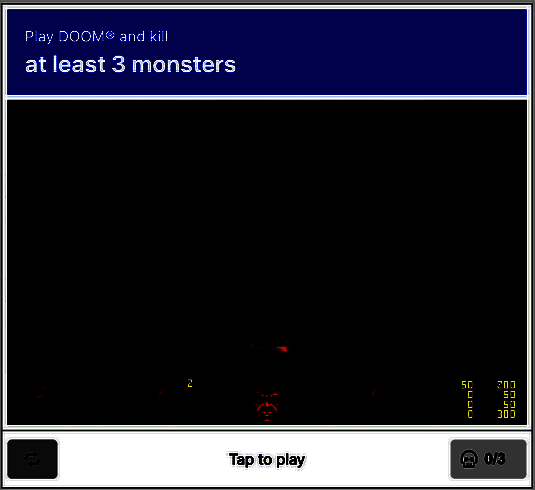 《毁灭战士》版人机检测画面