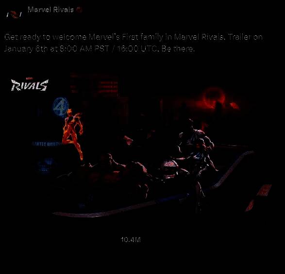 《漫威争锋》神奇四侠概念宣传图