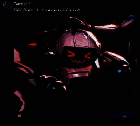 《漫威争锋》宣传图中的小机器人