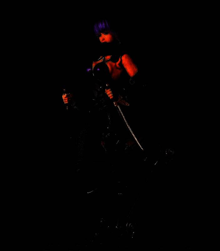 《忍者龙剑传》隼龙和绫音手办图片3