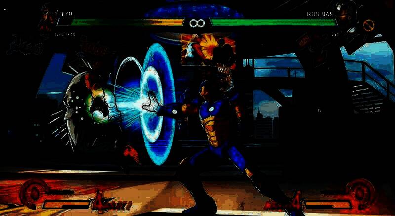 《漫画英雄VS卡普空：无限》游戏画面