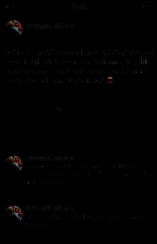 设计师 Patrick Mills 回应画面示意