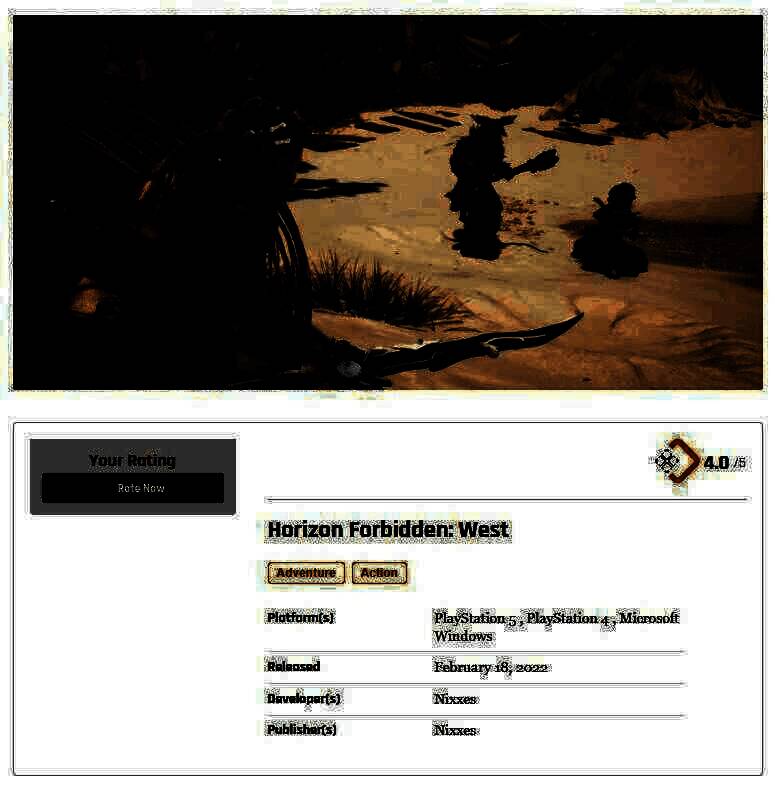 地平线:西之绝境游戏画面