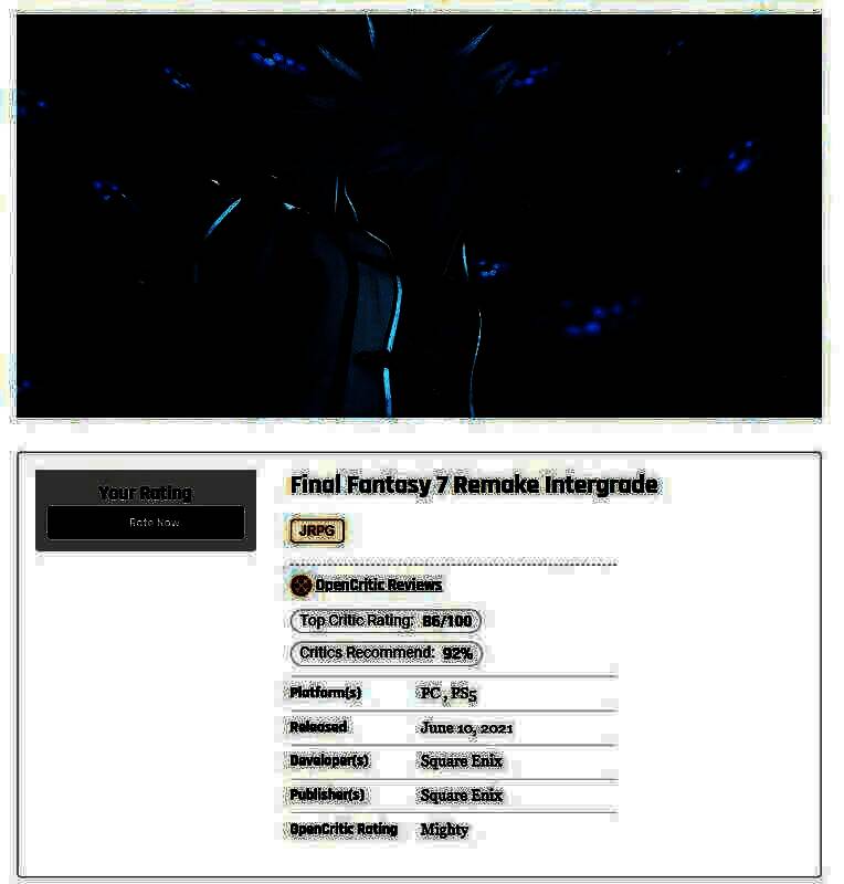 最终幻想7:重制版Intergrade游戏画面