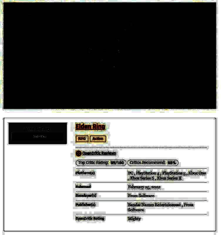 艾尔登法环游戏画面