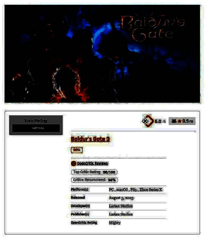 博德之门3游戏画面