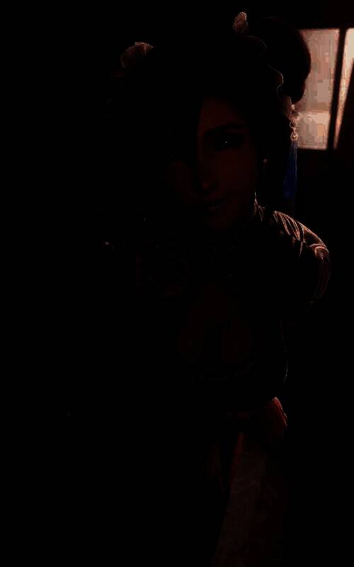 《最终幻想7》蒂法和爱丽丝3D圣诞图