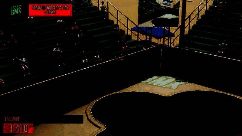 《传奇小轮车》游戏场景中的坡道