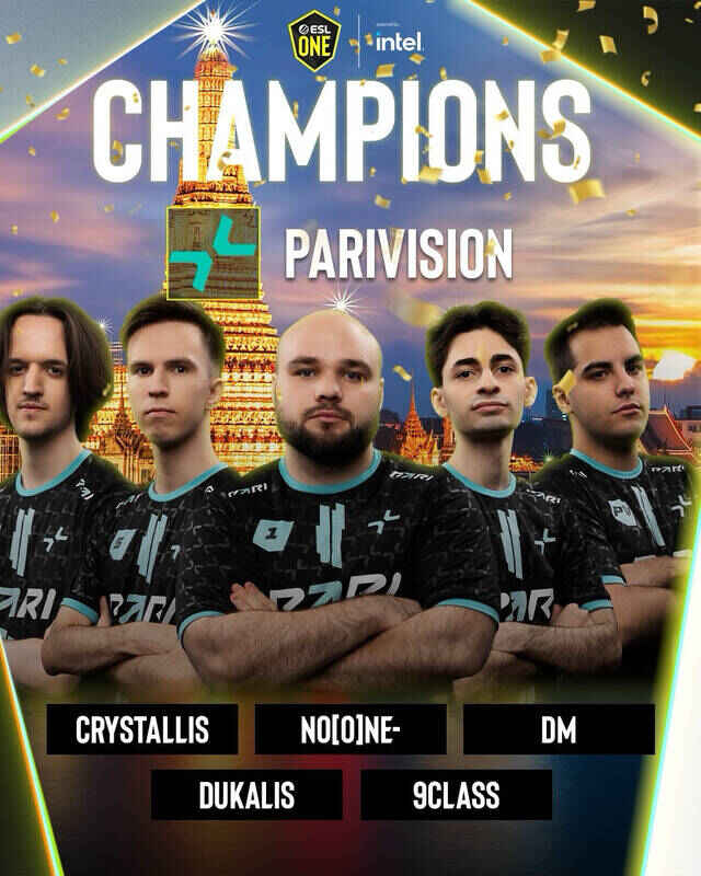 ESL One曼谷站比赛现场画面