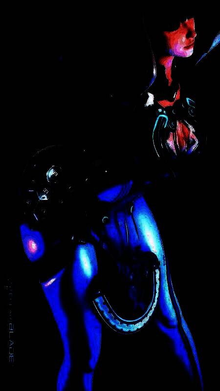 《星刃》女主伊芙在照相模式中的画面