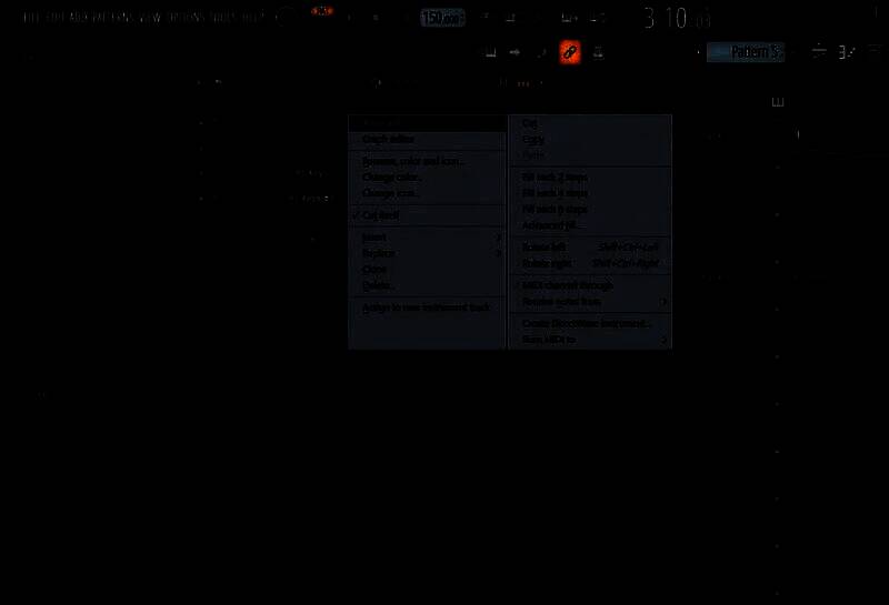 FL Studio通道机架选择MIDI音色及Piano Roll菜单图片