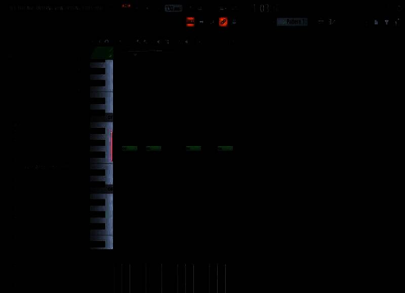生成音乐小节在音乐轴上的界面图片