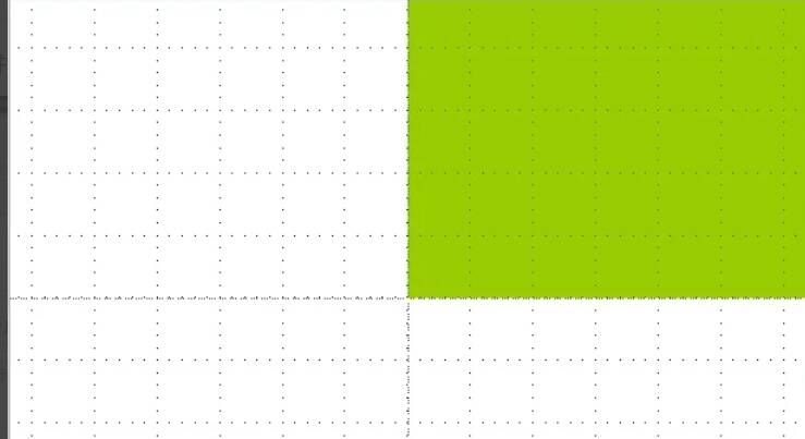 调整后网格间距界面