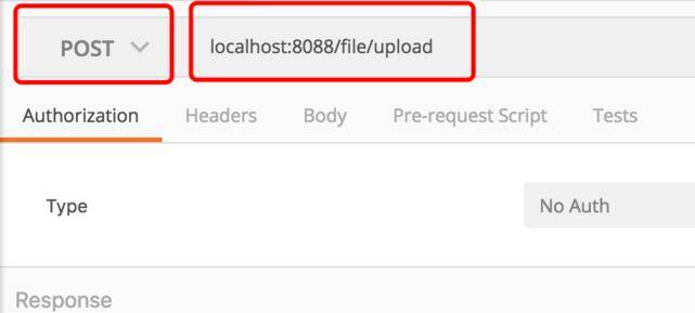 设置请求方式和地址界面图