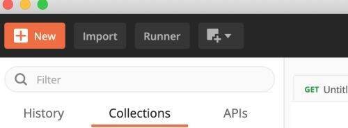 点击Postman主界面+按钮图