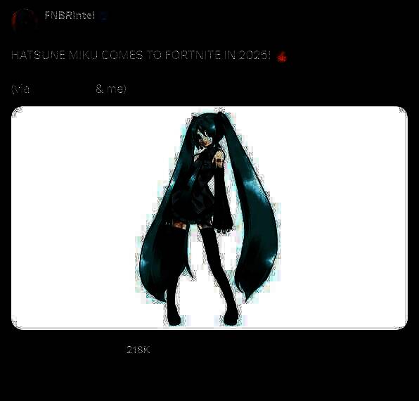 《堡垒之夜》与初音未来联动相关图片1