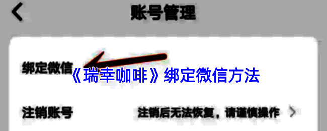 瑞幸咖啡 app 绑定微信相关页面示例图