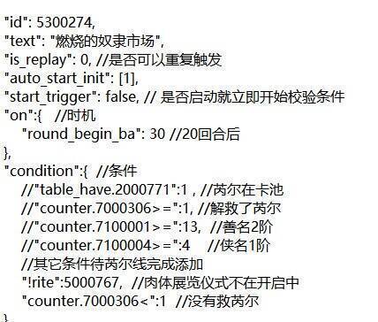 燃烧市场触发条件截图