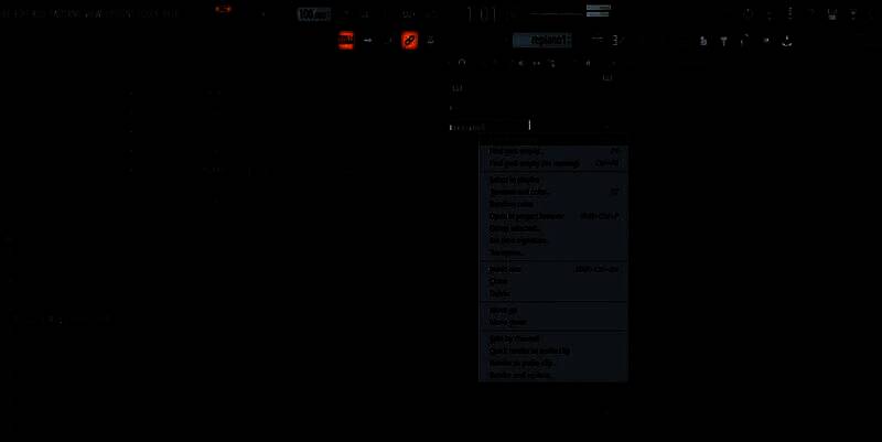 右键点击音乐Pattern后的界面