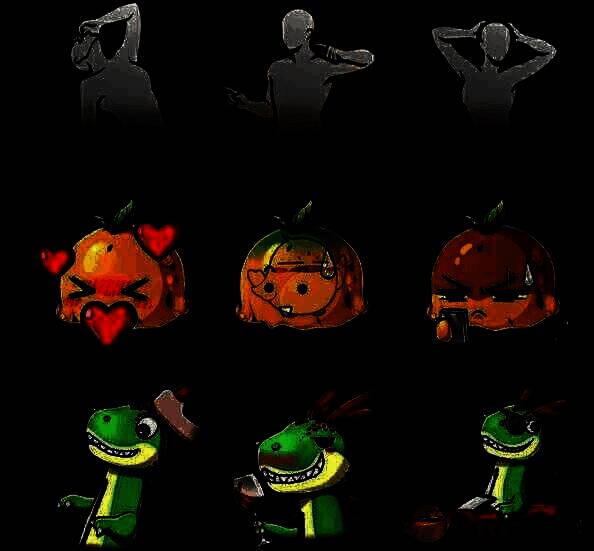 免费动作表情展示图