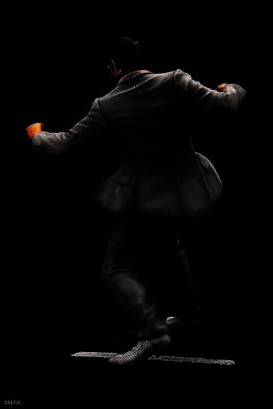 桐生一马雕像特写画面