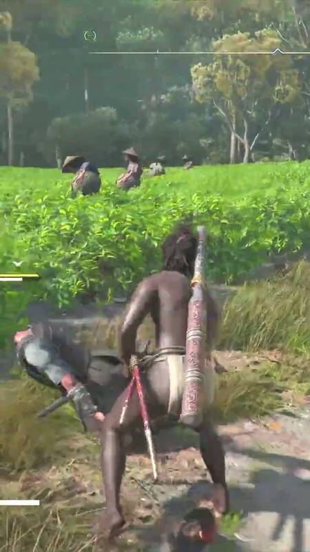 《刺客信条：影》无头敌人画面2