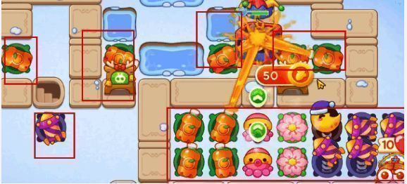 最终炮塔布局通关的游戏画面