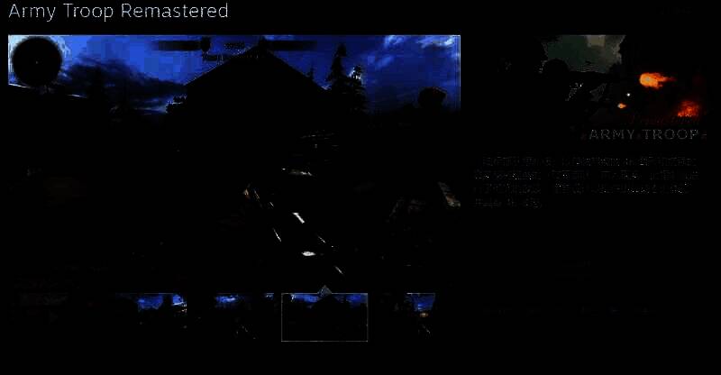 《陆军部队重制版》宣传图