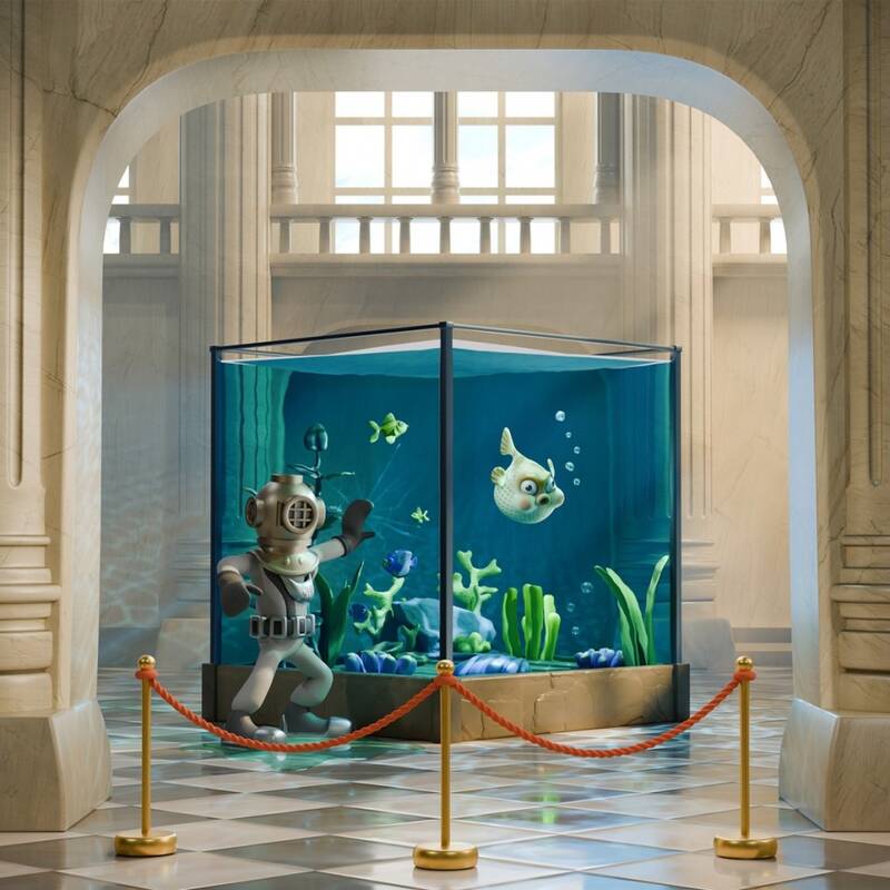 《双点博物馆》海洋生物主题展品