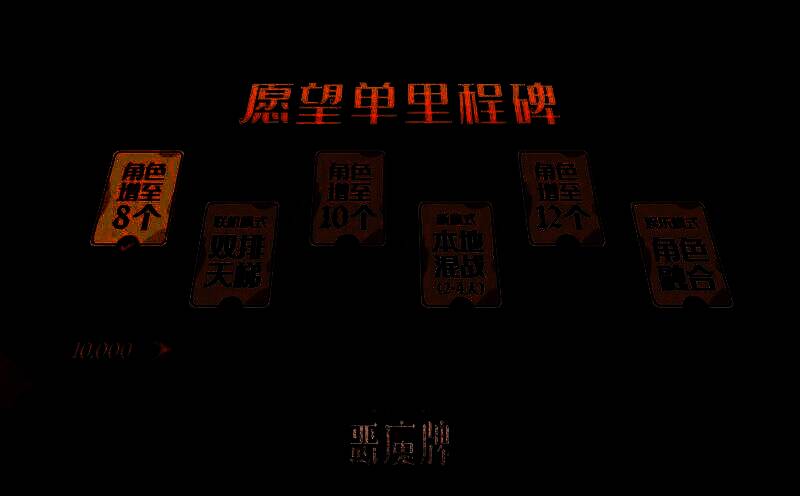 愿望单活动画面