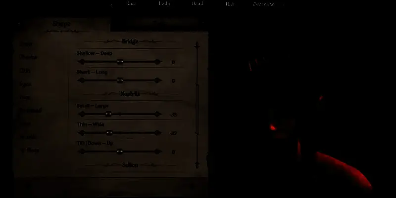 木精灵相关捏脸参考图