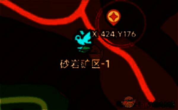 砂岩矿区 - 1矿洞位置图片