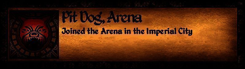 《上古卷轴4：重制版》斗犬竞技场相关画面