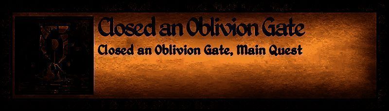 《上古卷轴4：重制版》关闭湮灭之门成就相关界面图片