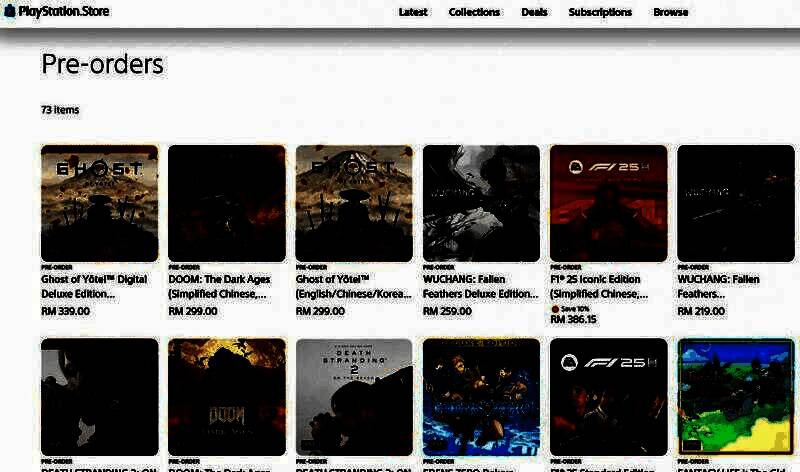 韩国PS商城预购榜图片