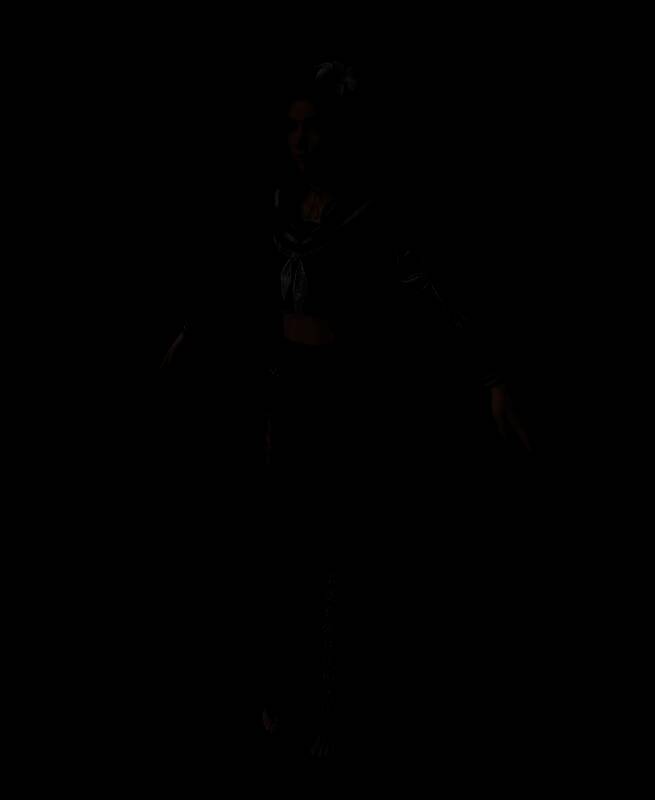 《最终幻想 7》黑丝 JK 蒂法和爱丽丝 3D 美图