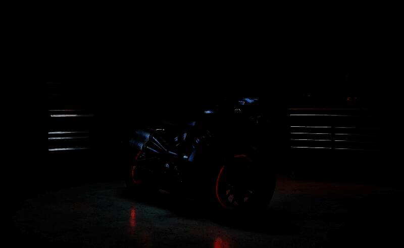 《毁灭战士:黑暗时代》联名款定制机车外观图