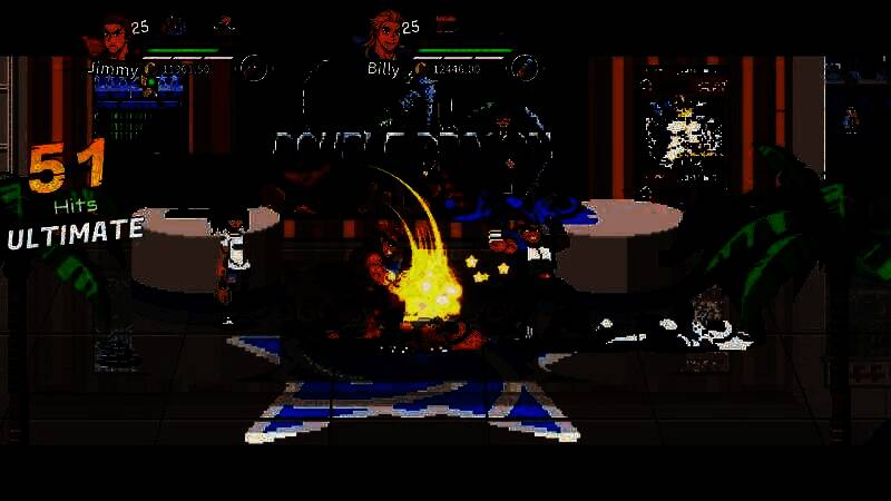 《热血少女2》双截龙DLC相关画面