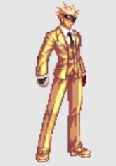 《地下城与勇士:起源》鬼剑士(男)/黑暗武士西装节特别金色装扮图